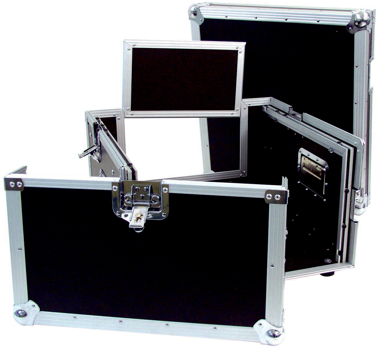 Roadinger Kombi Rack – 4Unit lodret / 10Unit Vandret