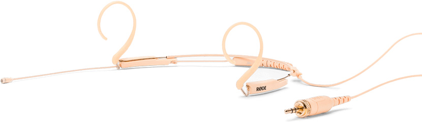 Røde HS2-PL LARGE Headset med 4pol Mini XLR stik (Passer til Mipro) (Kugle) - Beige