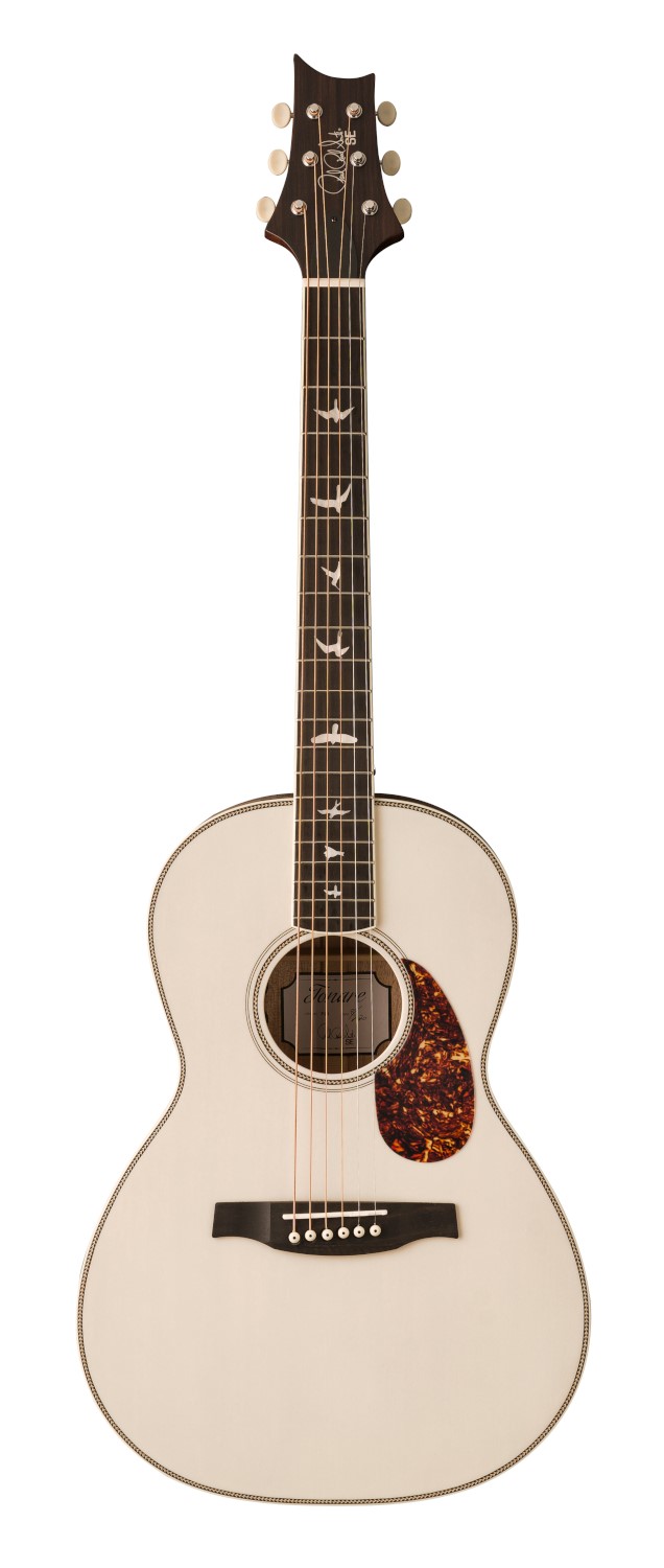 Køb PRS SE Parlor P20E Western Guitar med pickup - Antique White - Pris 4495.00 kr.