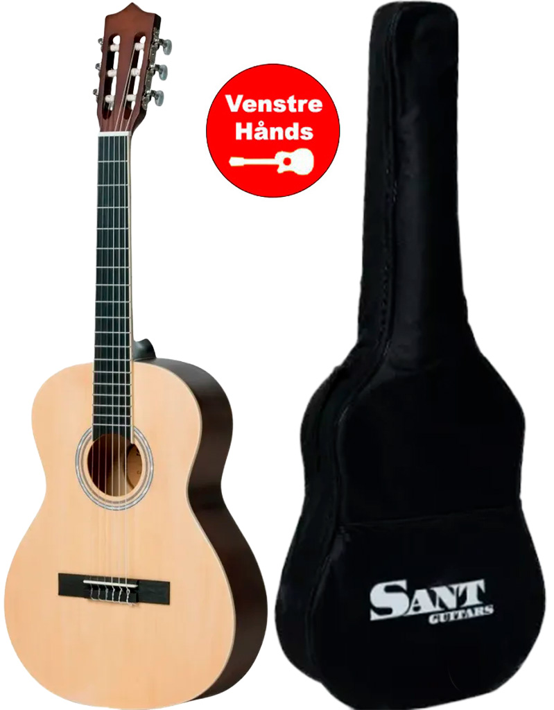 Sant Guitars CJ-36L SNA V2 - 3/4 Spansk Børne guitar - Natur - Venstrehånds