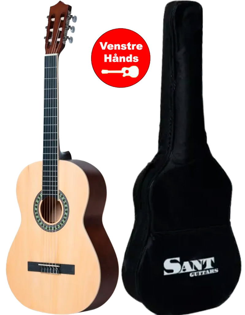 Sant Guitars CL-50L SNA V2 Spansk guitar - Natur - Venstrehånds