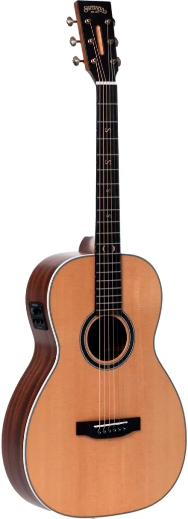 Santana Superb P94 NS Parlor Western guitar med pickup - Natur