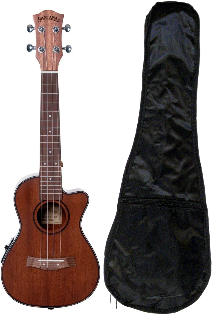 Santana U6 C Concert Ukulele med pickup inkl. Gigbag