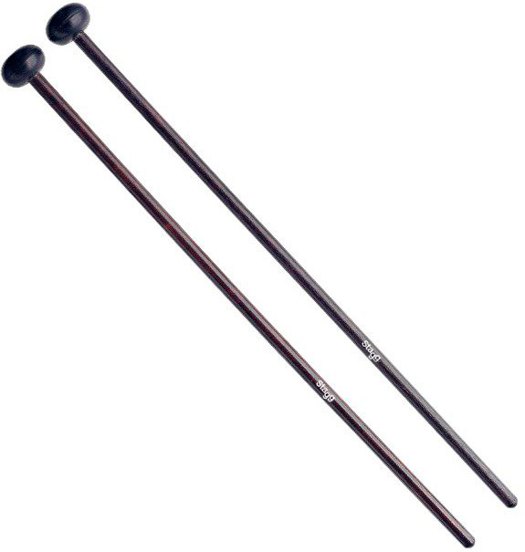 Stagg klokkespil køller gummihoved - Sort