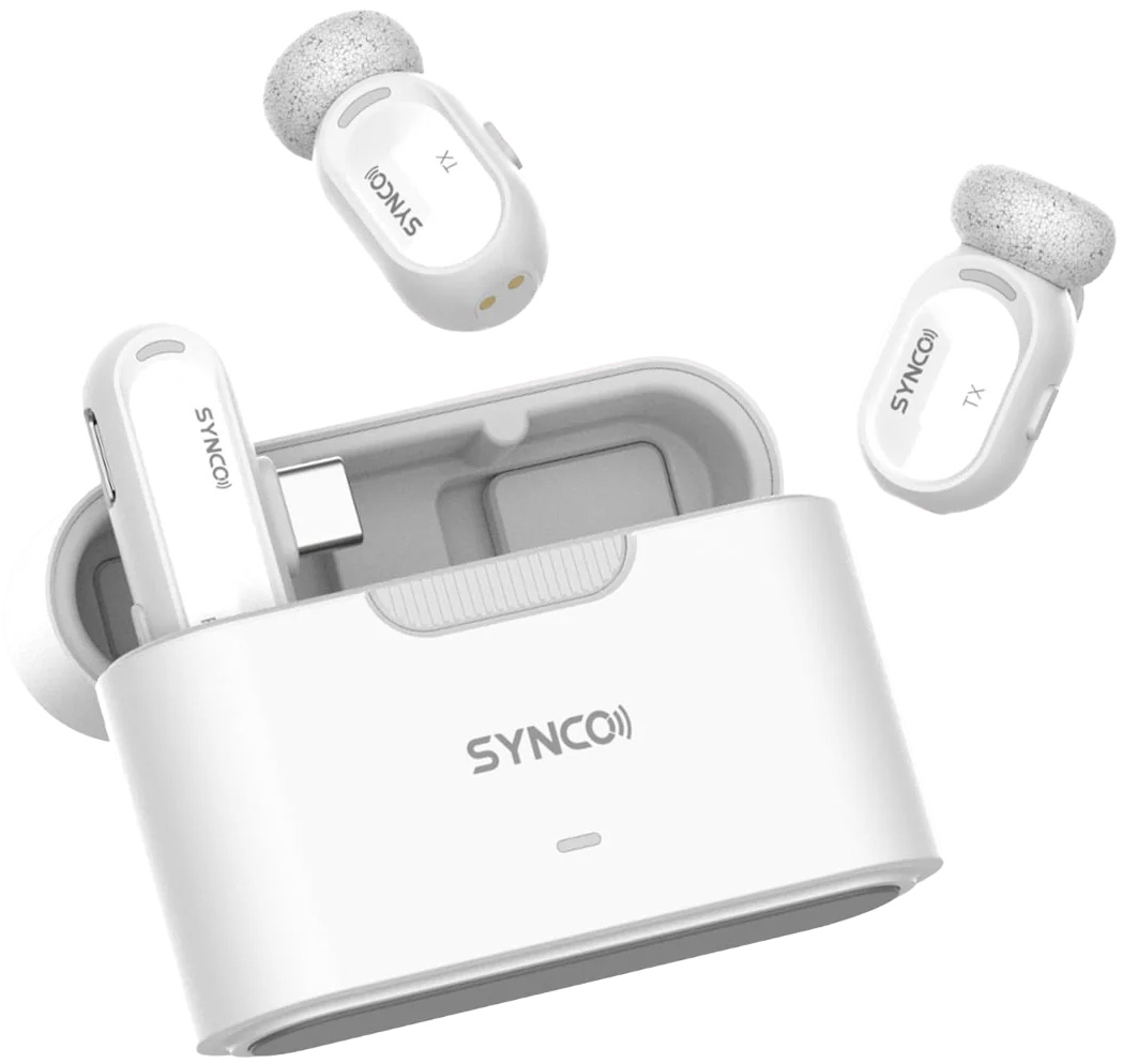 Synco Smic Mini Trådløs Lavalier Mikrofonsæt - Hvid