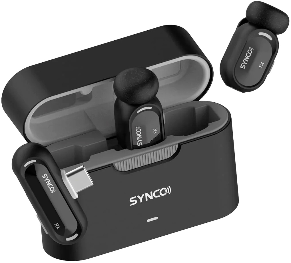 Synco Smic Mini Trådløs Lavalier Mikrofonsæt - Sort