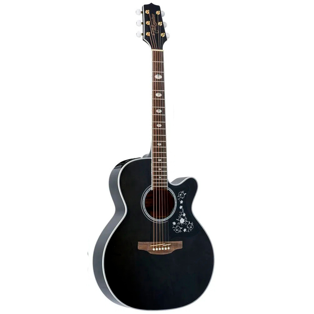 Køb Takamine GN75CE-TBK Western guitar med pickup og cutaway - Transparent Black - DEMO - Pris 4595.00 kr.