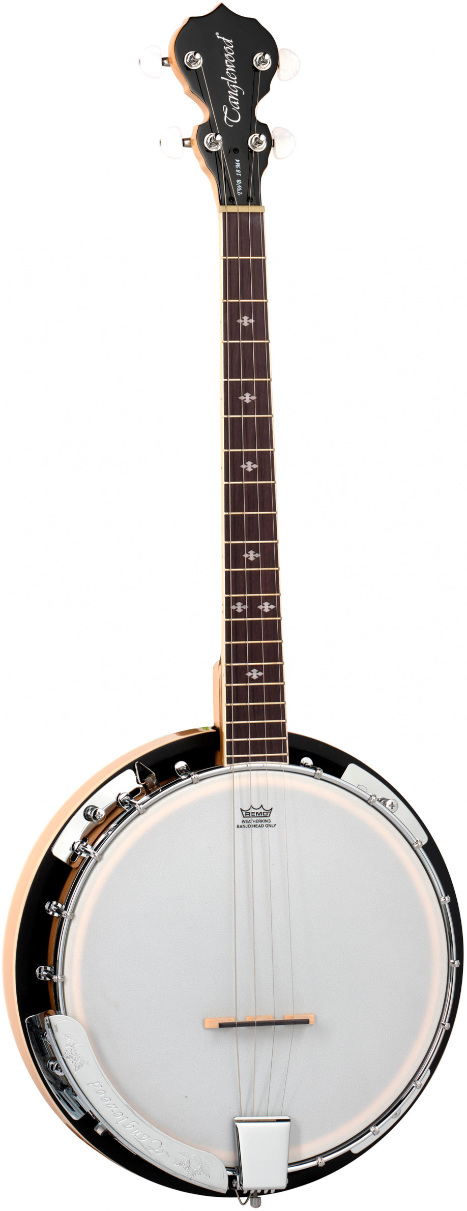 Tanglewood TWB18M4 4-Strenget Banjo med Remo skind