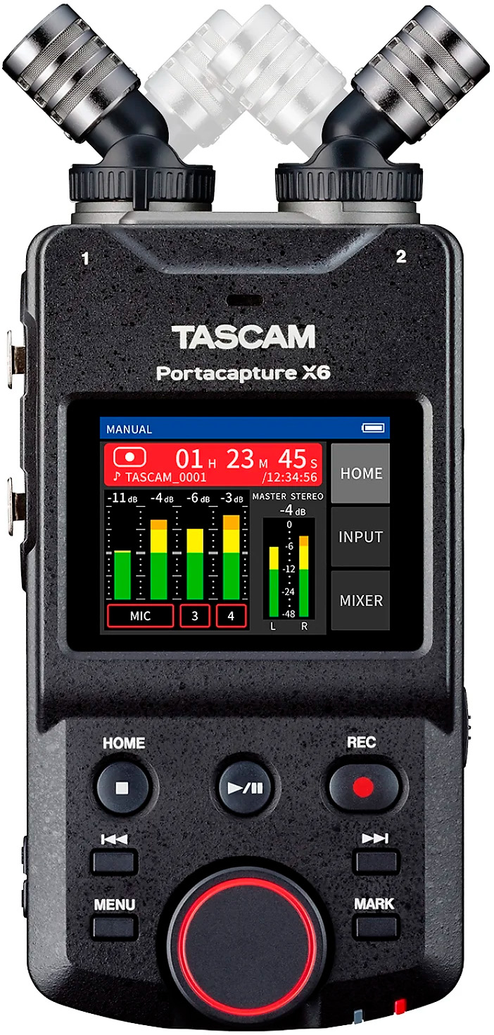 Tascam Portacapture X6 Transportabel Multitrack Recorder