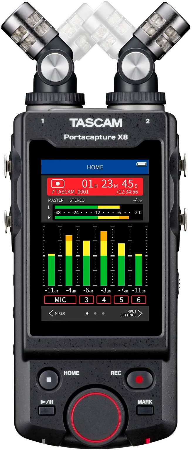 Tascam Portacapture X8 Transportabel Multitrack Recorder