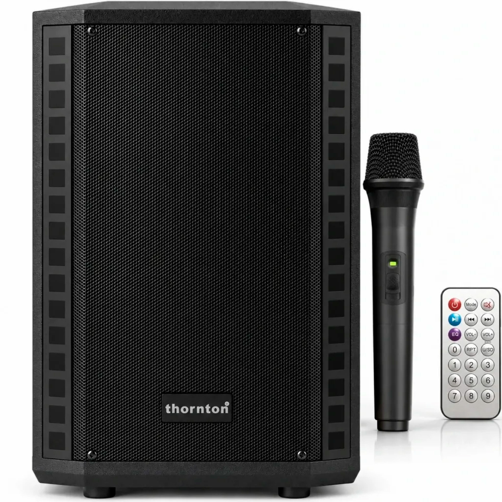 Thornton Capella Aktiv batteri højttaler med trådløs mikrofon og Bluetooth