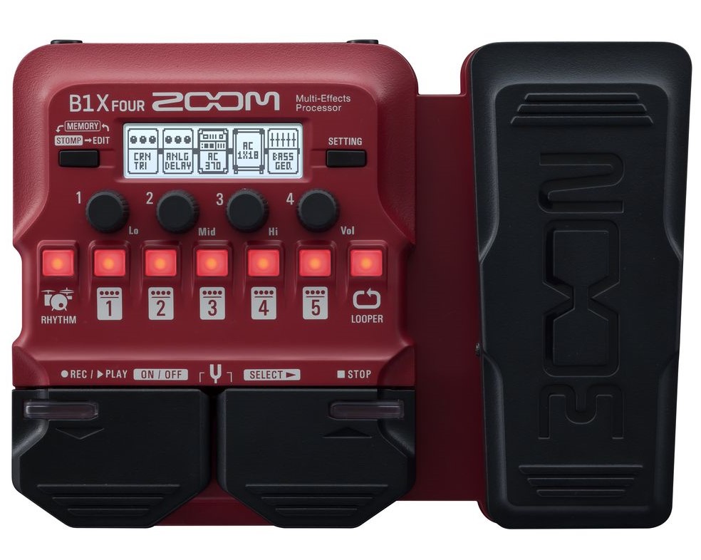 Zoom B1X Four Multi-Effekt Pedal - Bas