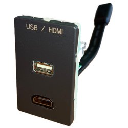 FUGA Vgudtag 15KUA MK2 - USB og HDMI Kabeltilslutning&#8203;