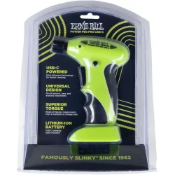 Ernie Ball 9626 Power Peg PRO USB-C - Elektrisk String Winder / Peg Winder