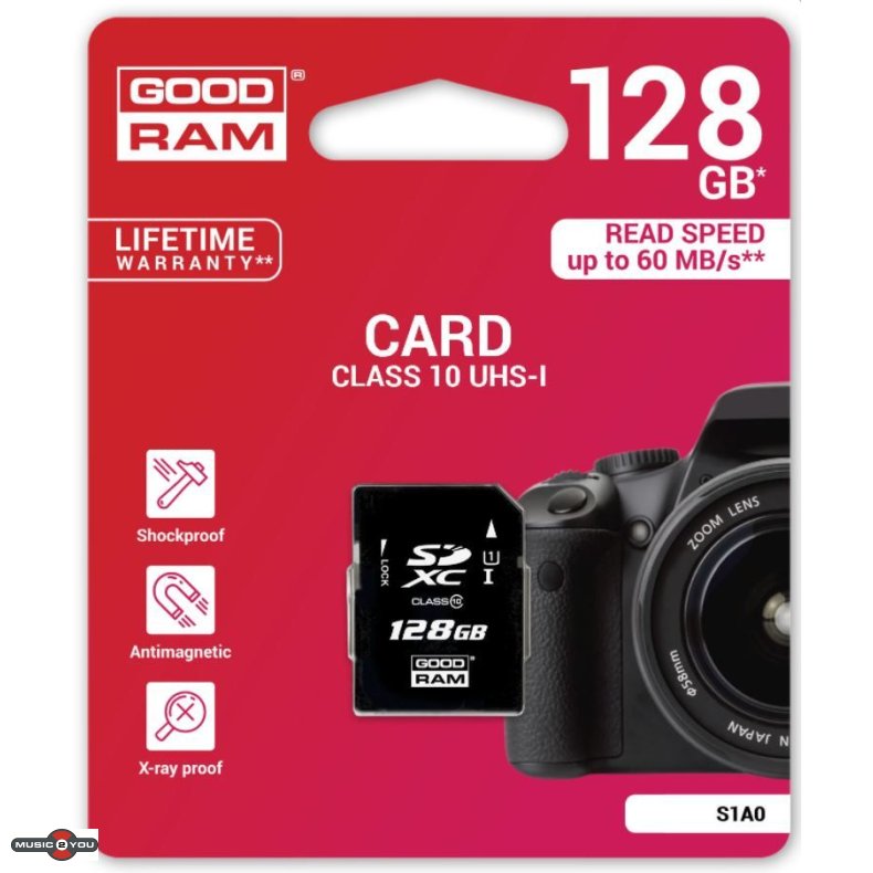 GOODRAM SDXC 128 GB CLASS 10 UHS-1