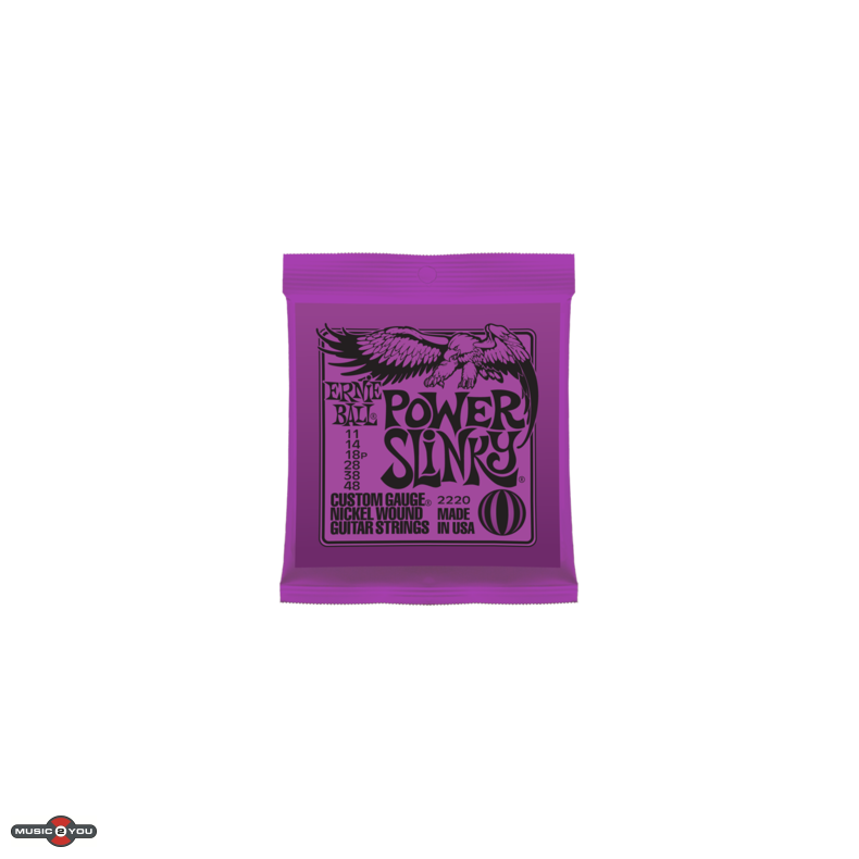 Ernie Ball 2220 Power Slinky El-guitar strenge 011-048