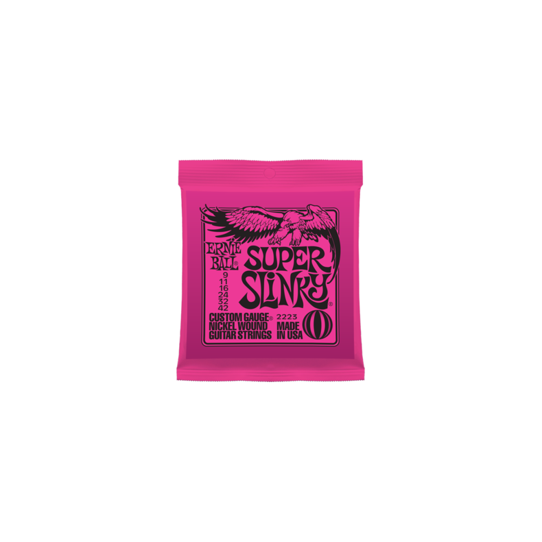 Ernie Ball 2223 Super Slinky El-guitar strenge 009-042