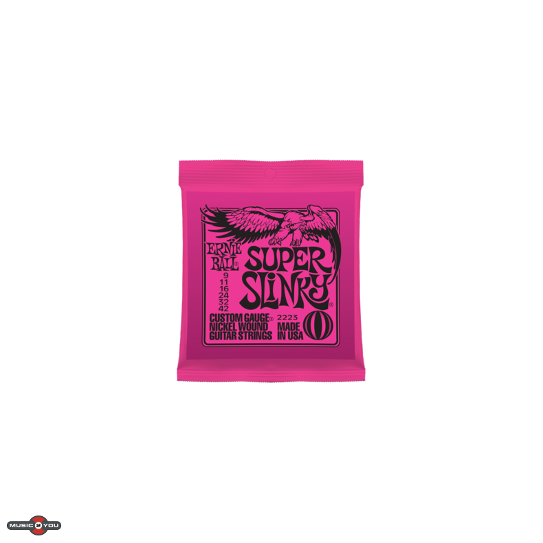 Ernie Ball 2223 Super Slinky El-guitar strenge 009-042