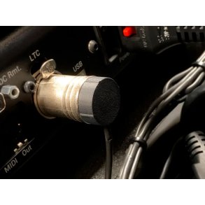 Neutrik NC3FXXBAGWOB - m. 3d printet Baghus - Passer til �4mm kabel