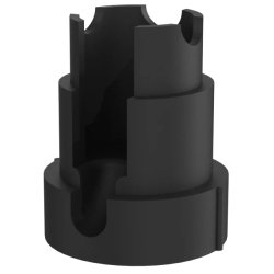 Neutrik NC3FXXBAGWOB - m. 3d printet Baghus - Passer til 4mm kabel