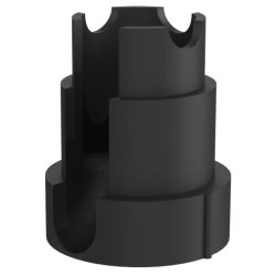 Neutrik NC3FXXBAGWOB - m. 3d printet Baghus - Passer til 6mm kabel