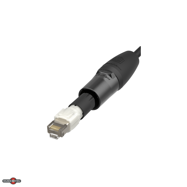 Neutrik NE8MXR1-B-TOP CAT6A / RJ45 Han Kabelstik med skydehus