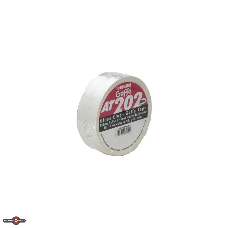 Advance AT202 Pro Gaffatape - Hvid