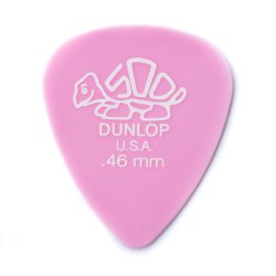 Dunlop 41P.46 Delrin 500 Standard plektre - 12 stk. pakke