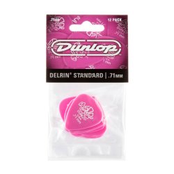 Dunlop 41P.71 Delrin 500 Standard plektre - 12 stk. pakke