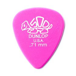 Dunlop 41P.71 Delrin 500 Standard plektre - 12 stk. pakke
