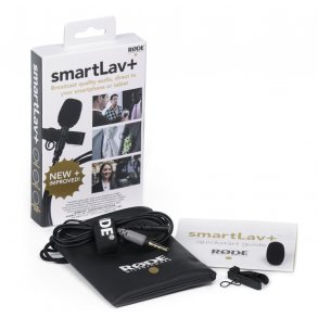 RDE SmartLav+ Lavalier mikrofon med clips og 3,5mm TRRS stik