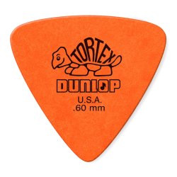 Dunlop Tortex Triangle Plektre 0,60 mm - 6 stk. pakke