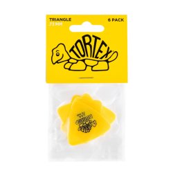 Dunlop Tortex Triangle Plektre 0,73 mm - 6 stk. pakke