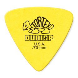 Dunlop Tortex Triangle Plektre 0,73 mm - 6 stk. pakke