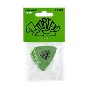 Dunlop Tortex Triangle Plektre 0,88 mm - 6 stk. pakke