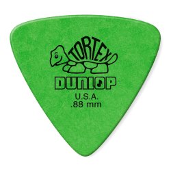 Dunlop Tortex Triangle Plektre 0,88 mm - 6 stk. pakke