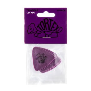 Dunlop Tortex Triangle Plektre 1,14 mm - 6 stk. pakke