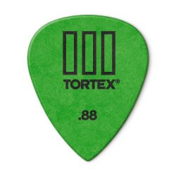 Dunlop Tortex TIII Plektre 0,88 mm - 12 stk. pakke