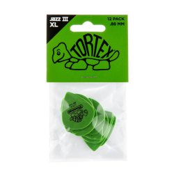 Dunlop 498P.88 Tortex Jazz III plektre - 12 stk. pakke