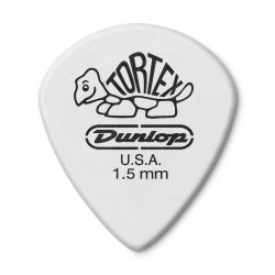 Dunlop 498P1.5 Tortex Jazz III plektre - 12 stk. pakke