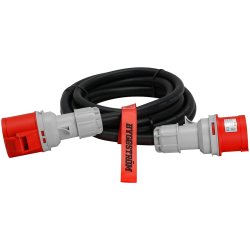 CEE Forlngerkabel med strop - 400V 3-faset - 32A