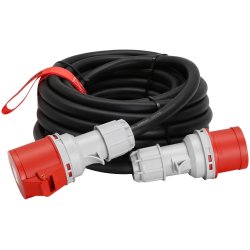CEE Forlngerkabel med strop - 400V 3-faset - 32A