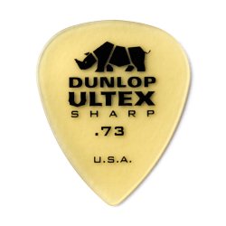 Dunlop Ultex Sharp Plektre 0,73 mm - 6 stk. pakke