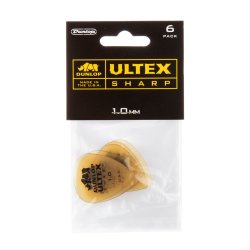 Dunlop Ultex Sharp Plektre 1,0 mm - 6 stk. pakke