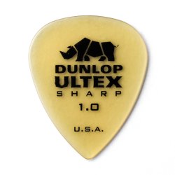 Dunlop Ultex Sharp Plektre 1,0 mm - 6 stk. pakke