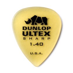 Dunlop Ultex Sharp Plektre 1,4 mm - 6 stk. pakke