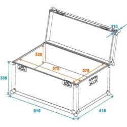 Roadinger Universal Transport Case - 60 x 40 cm