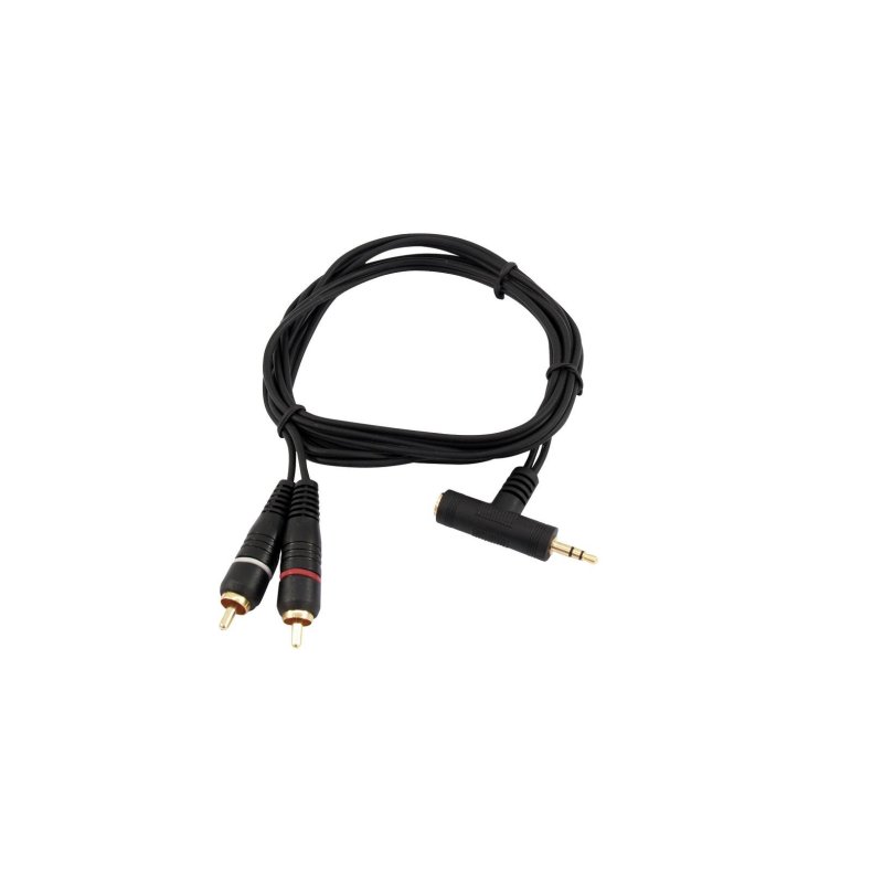 1,5 Meter Phono/RCA Han - Mini Jack 3,5mm  Han/Hun kabel