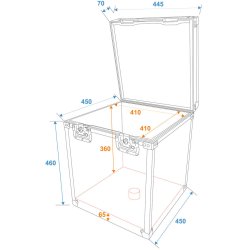 Roadinger Flightcase til 40cm Spejlkugle