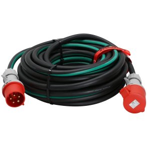 25m CEE Forlngerkabel - 400V 3-faset - 32A - ALU